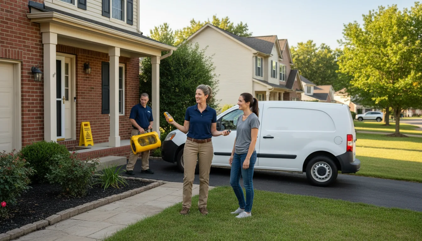 Residential water damage restoration in Stratford, CT